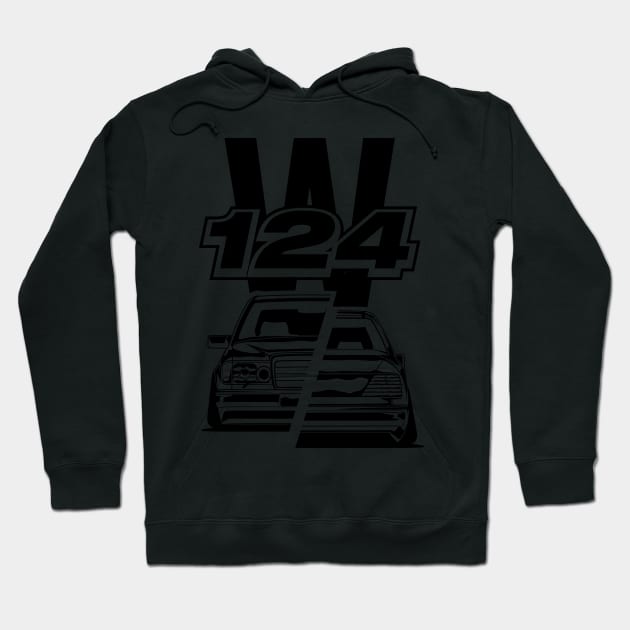 W124 Stance Classic Hoodie by dygus